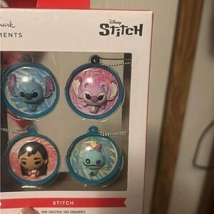 NEW Disney Stitch Ornament Collection - Blue and Pink